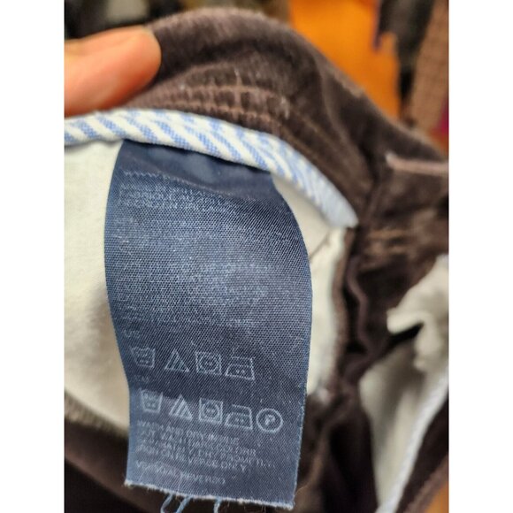 Tommy Hilfiger Womens Corduroy Boot Cut Pants Size 10 Long Brown Mid Rise Y2K - Picture 6 of 6